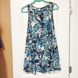 Blue Sleeveless Tunic/Dress